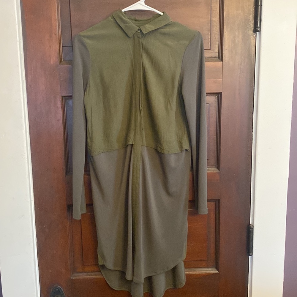 TOPSHOP Shirt midi length Dress